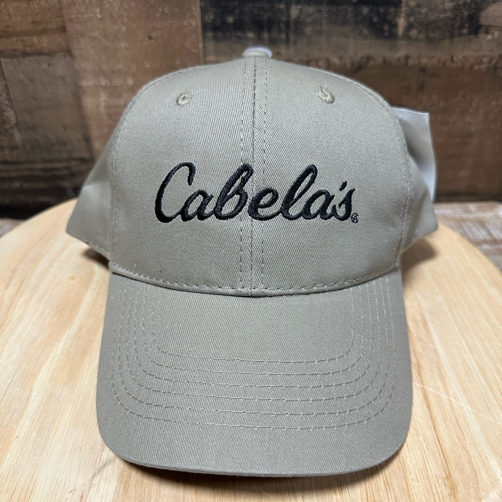 Cabela’s Khaki Tan Adjustable Baseball Hat Bass Pro Shops One Size New W/ Tag